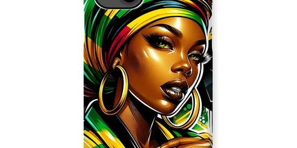 Gift For Her Rasta Queen Street Black Women Gift Snap Phone Case - D'Sare