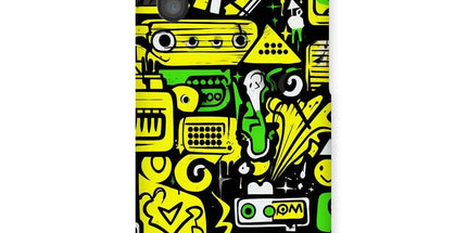 Graffiti Green and Yellow Abstract: A Dive into Vibrant Urban Art Snap Phone Case by Prodigi