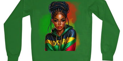 Irie Island Girl Crew Neck Sweatshirt by Prodigi
