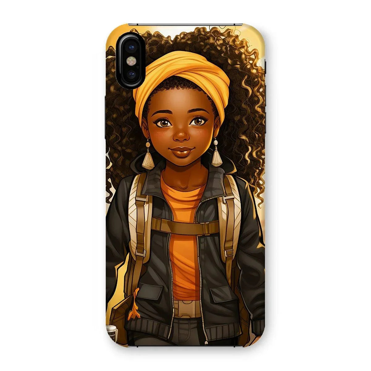 Autum Days Cute Black Girl MelanatedMe Snap Phone Case - D'Sare 