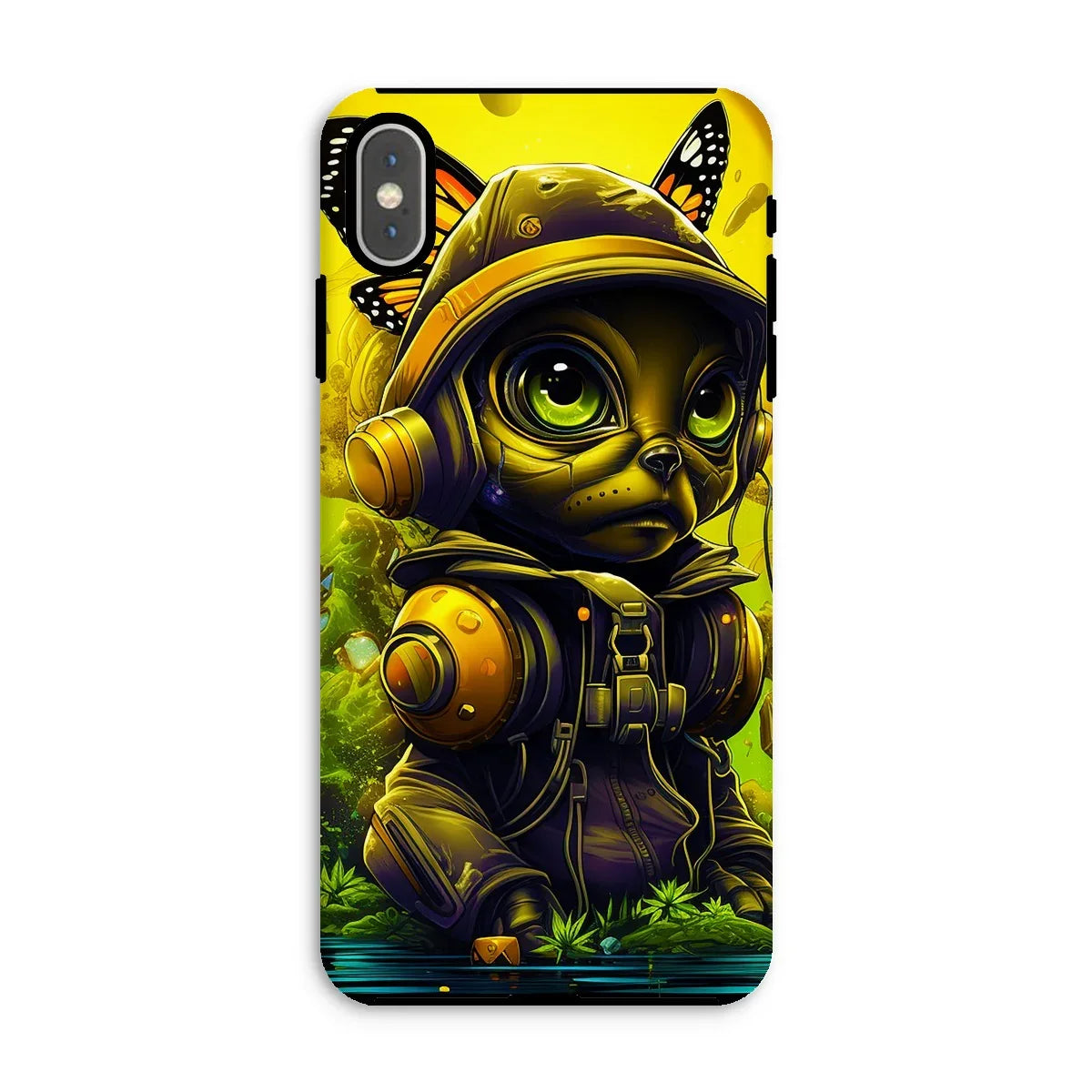 Lunar Explorer Pup | Intergalactic Canine Adventurer - Cosmic Voyage Sci-Fi Enthusiasts Tough Phone Case - D'Sare