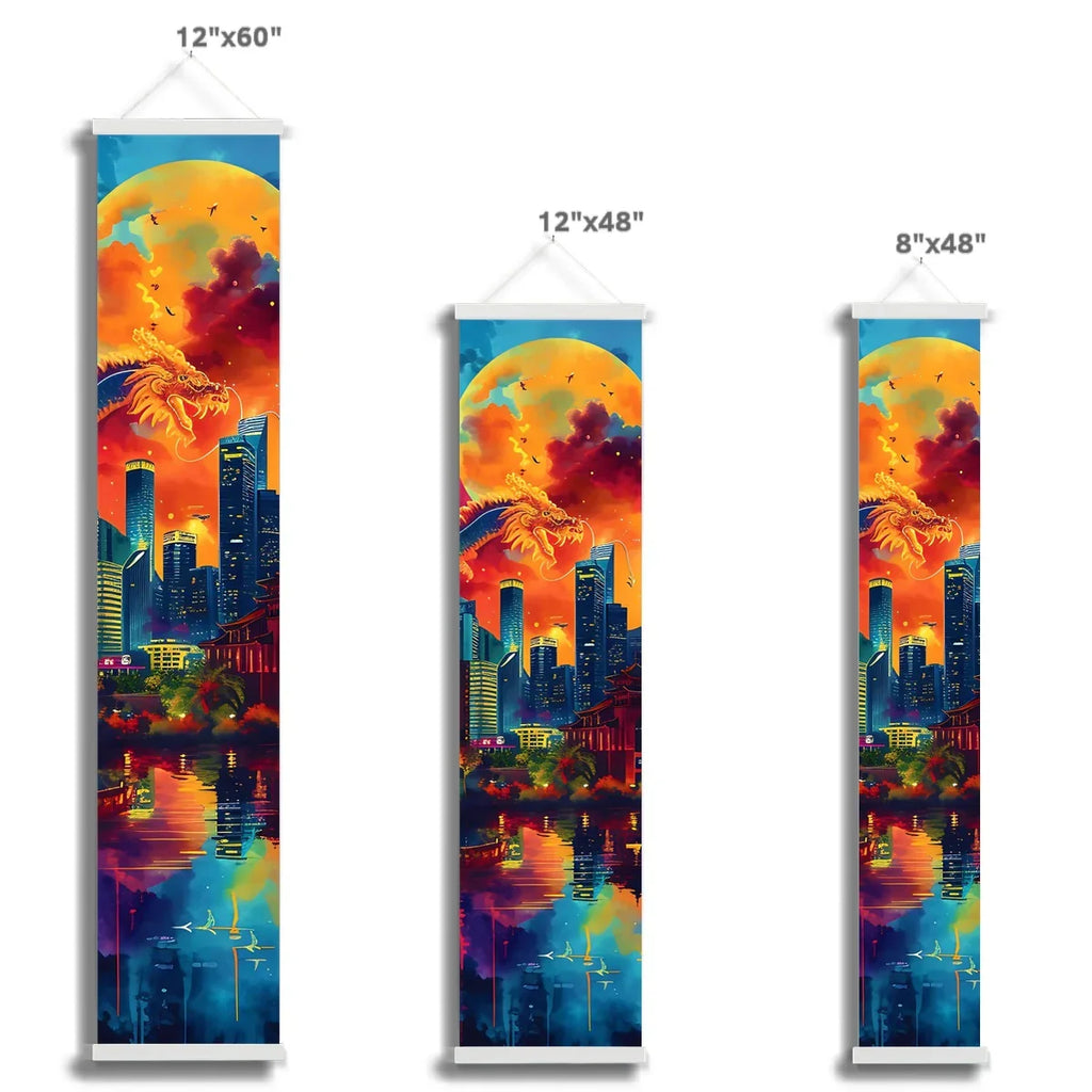 2024 Year Of The Dragon Celebration Wall Height Chart - D'Sare