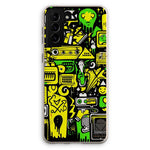 Graffiti Green and Yellow Abstract: A Dive into Vibrant Urban Art Eco Phone Case - D'Sare 