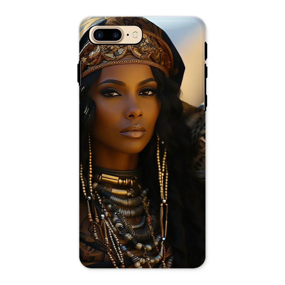 Blue Empress and The Majestic Leopard Tough Phone Case - D'Sare