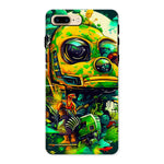 Mechanical Muse: Vibrant Graffiti Odyssey in Surreal Auto Wonderland Tough Phone Case - D'Sare