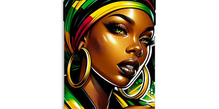 Gift For Her Rasta Queen Street Black Women Gift Tough Phone Case - D'Sare