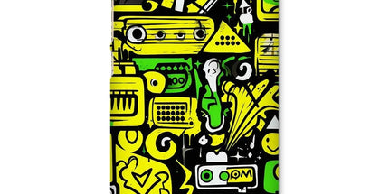 Graffiti Green and Yellow Abstract: A Dive into Vibrant Urban Art Snap Phone Case by Prodigi