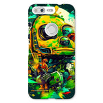 Mechanical Muse: Vibrant Graffiti Odyssey in Surreal Auto Wonderland Snap Phone Case - D'Sare