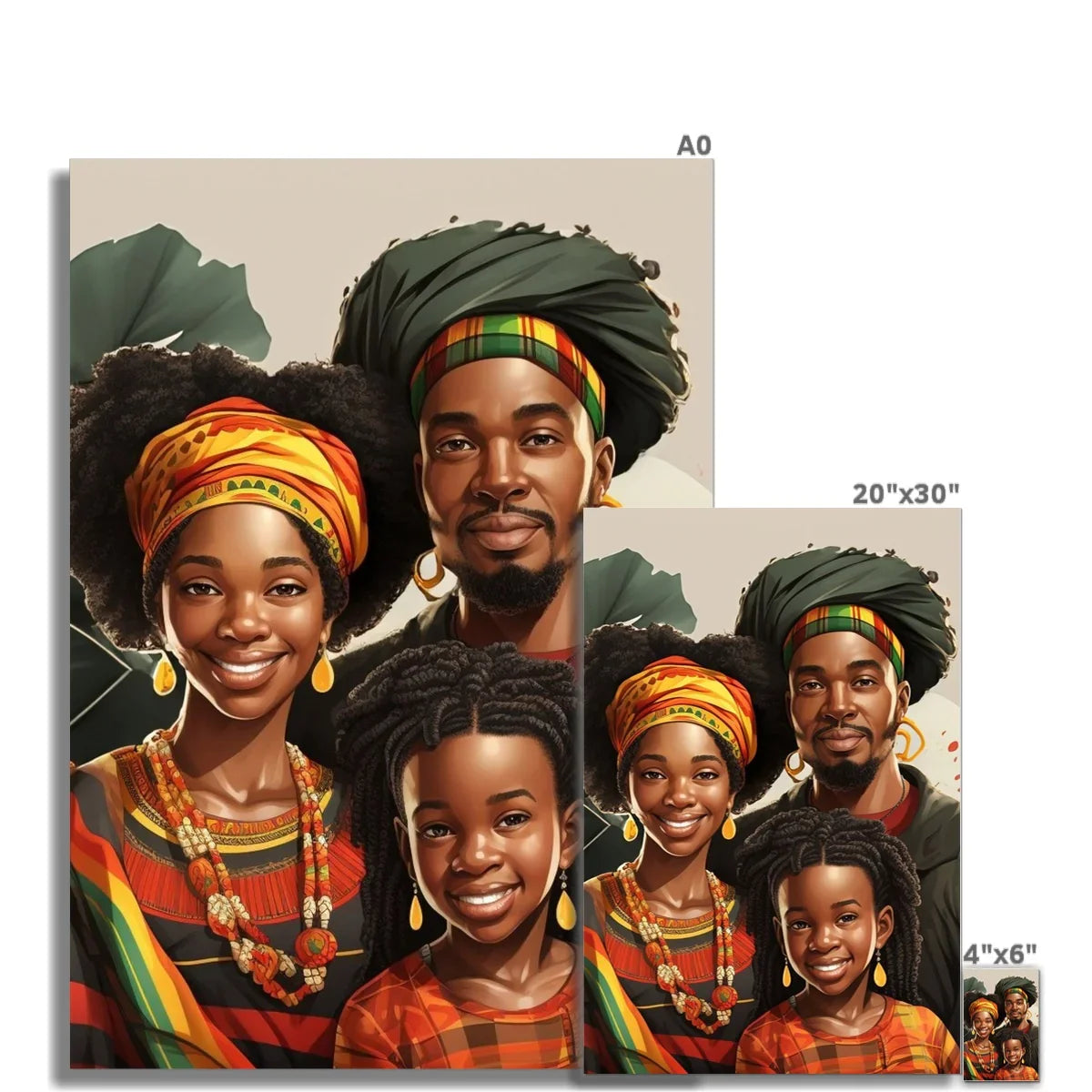 Blessed Kwanzaa Rolled Eco Canvas - D'Sare