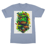 Graffiti Odyssey Surreal Urban Jungle Car Junk Yard Softstyle T-Shirt - D'Sare