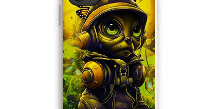 Lunar Explorer Pup | Intergalactic Canine Adventurer - Cosmic Voyage Sci-Fi Enthusiasts Eco Phone Case by D'Sare