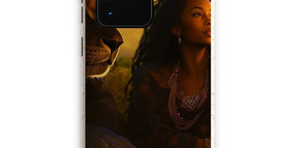 Empress Divine: The Black Feminine & Lion of Judah Legacy Eco Phone Case by Prodigi