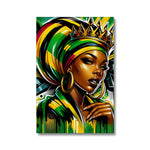 Gift For Her Rasta Queen Street Black Women Gift Eco Canvas - D'Sare