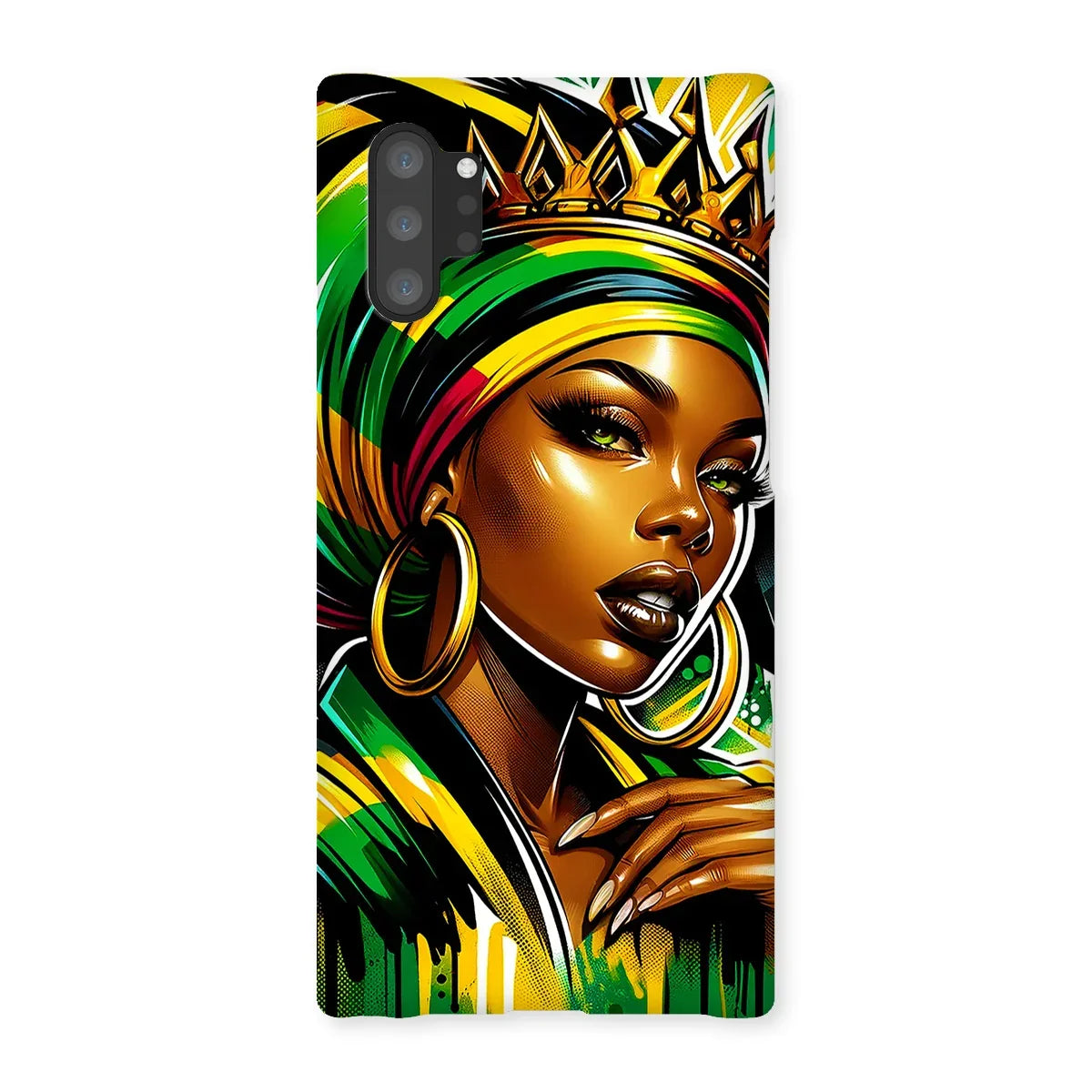 Gift For Her Rasta Queen Street Black Women Gift Snap Phone Case - D'Sare