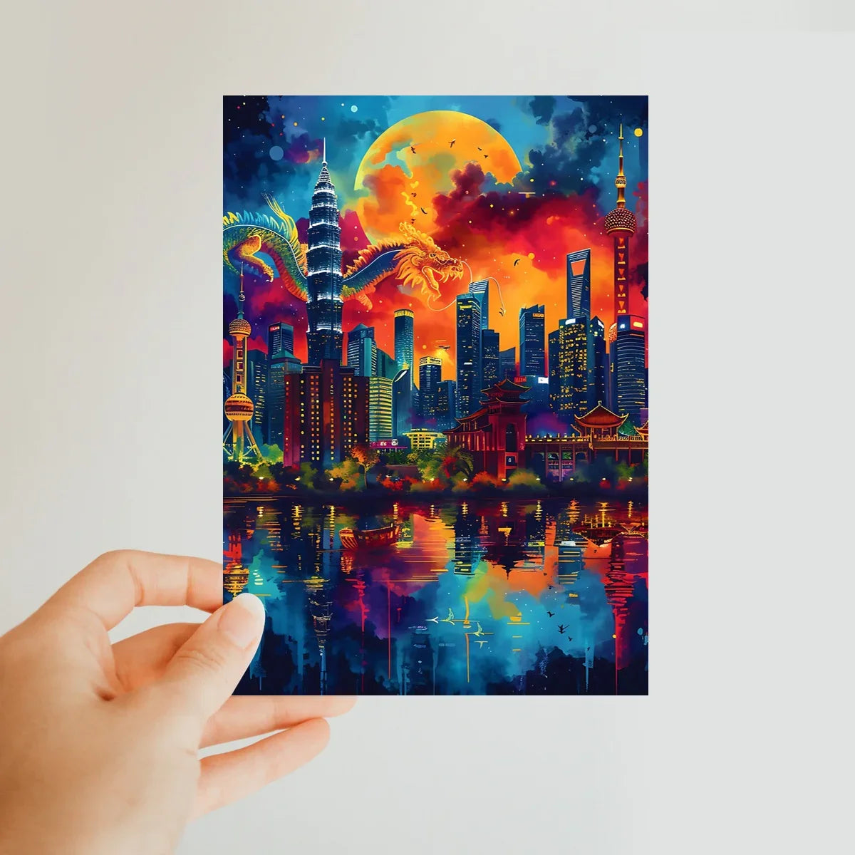 2024 Year Of The Dragon Celebration Classic Postcard - D'Sare