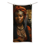 Empress Ebony Leopard Luxe MelanatedME Towel