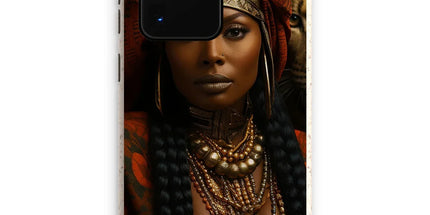Empress Ebony Leopard Luxe MelanatedME Eco Phone Case by Prodigi