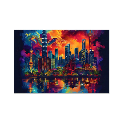 2024 Year Of The Dragon Celebration Hahnemühle Photo Rag Print by Prodigi