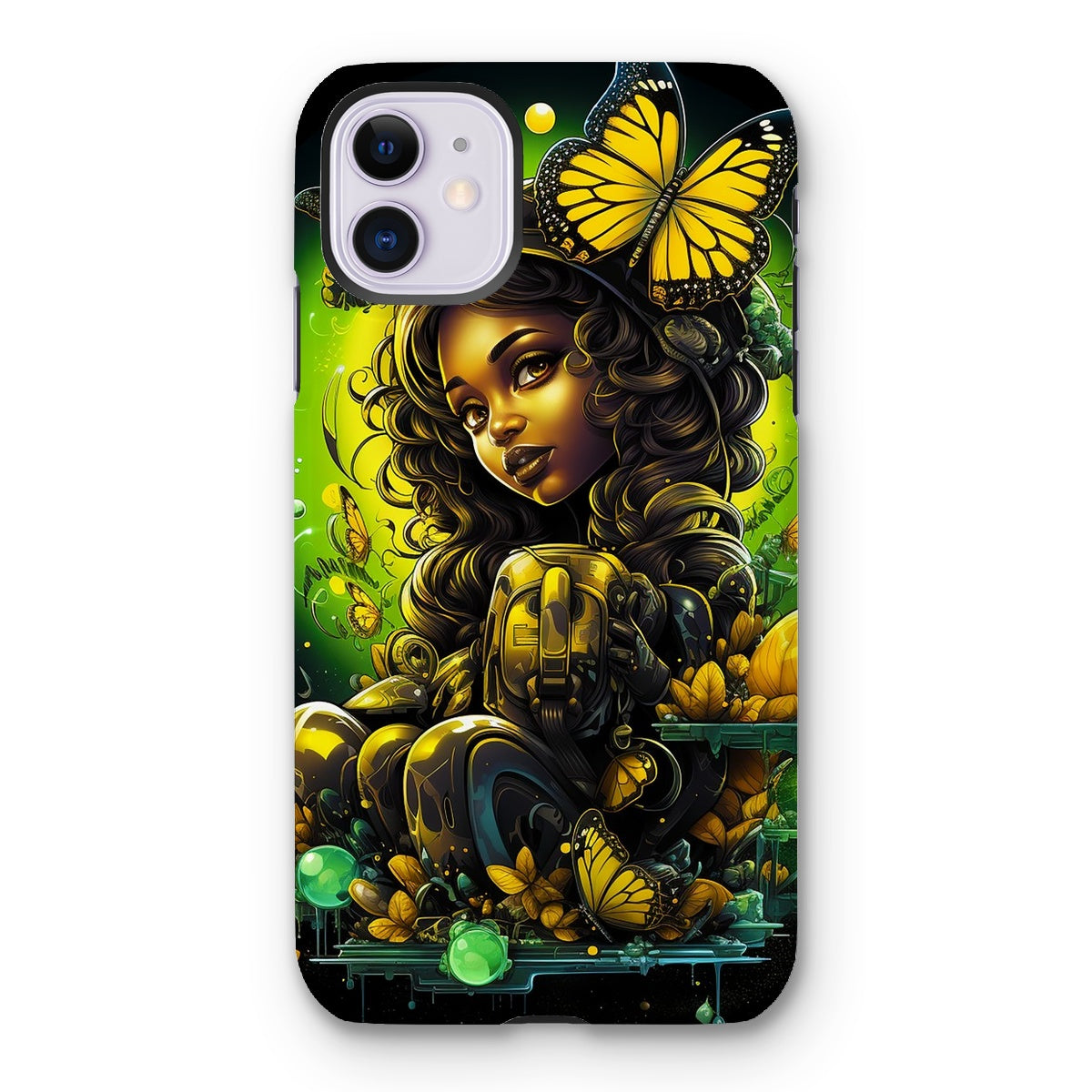 Urban Jungle Metamorphosis Muse Luminous Butterfly Queen Tough Phone Case