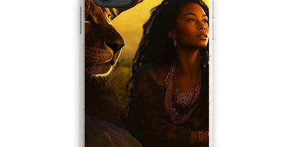 Empress Divine: The Black Feminine & Lion of Judah Legacy Eco Phone Case by Prodigi