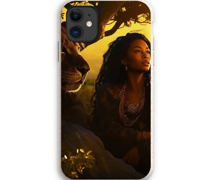 Empress Divine: The Black Feminine & Lion of Judah Legacy Eco Phone Case - D'Sare 