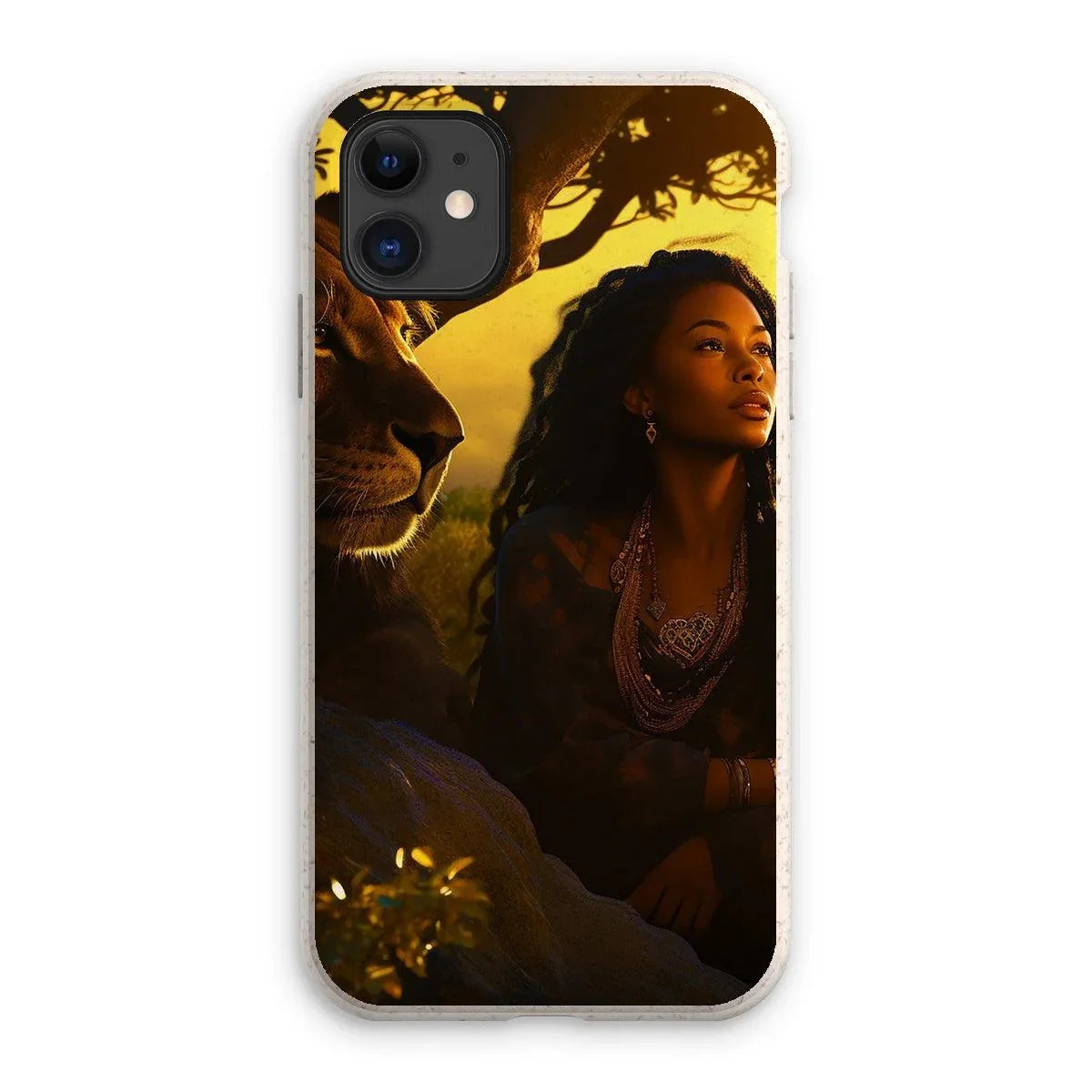 Empress Divine: The Black Feminine & Lion of Judah Legacy Eco Phone Case - D'Sare 