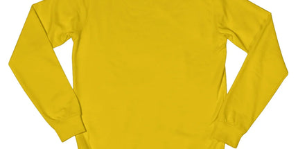 Orange Flower Goddess Blue Crew Neck Sweatshirt by Prodigi