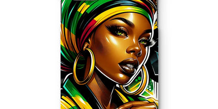 Gift For Her Rasta Queen Street Black Women Gift Snap Phone Case - D'Sare