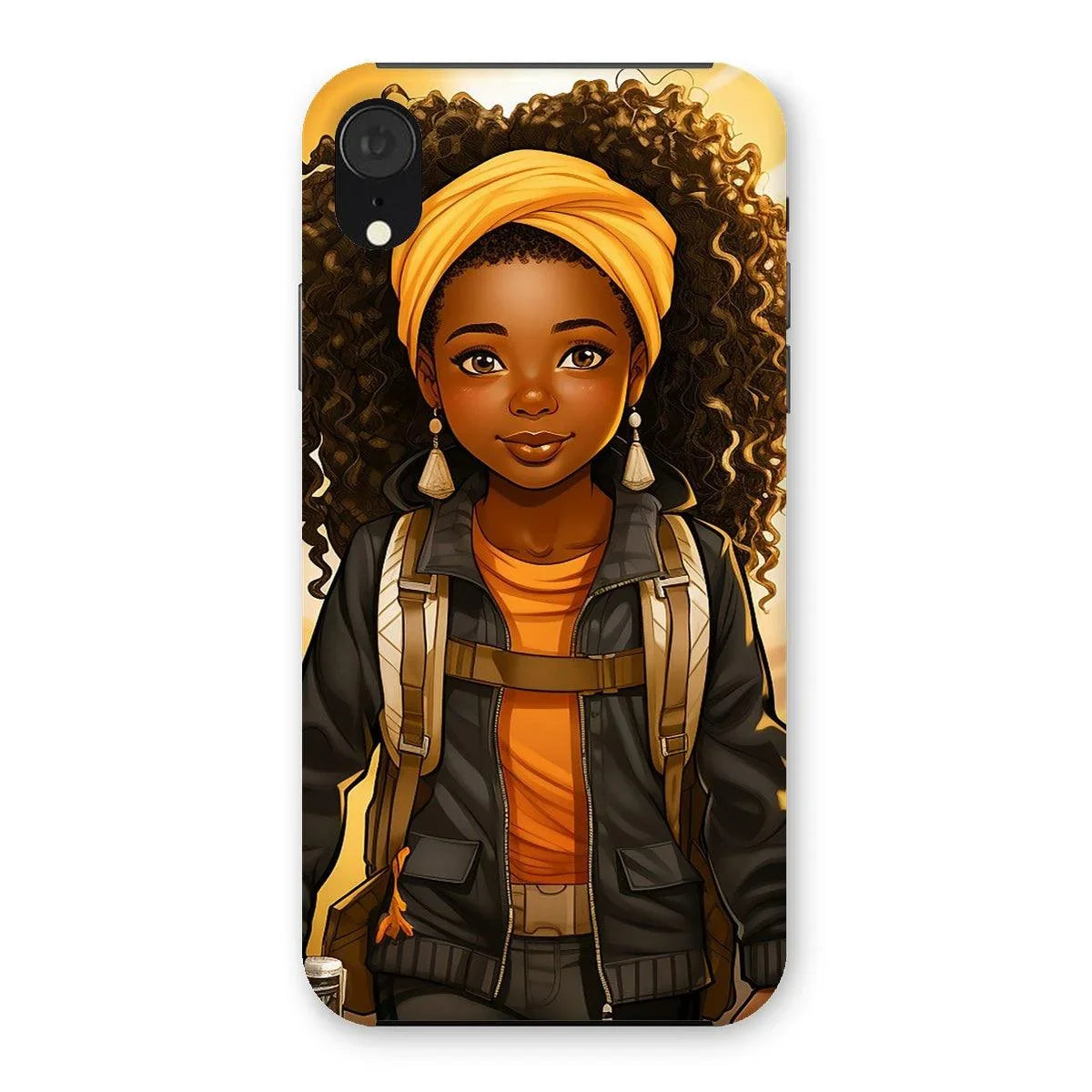 Autum Days Cute Black Girl MelanatedMe Snap Phone Case - D'Sare 