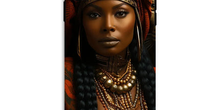 Empress Ebony Leopard Luxe MelanatedME Tough Phone Case - D'Sare