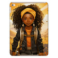 Autum Days Cute Black Girl MelanatedMe Tablet Cases by Prodigi