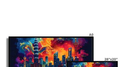 2024 Year Of The Dragon Celebration Framed Print by Prodigi