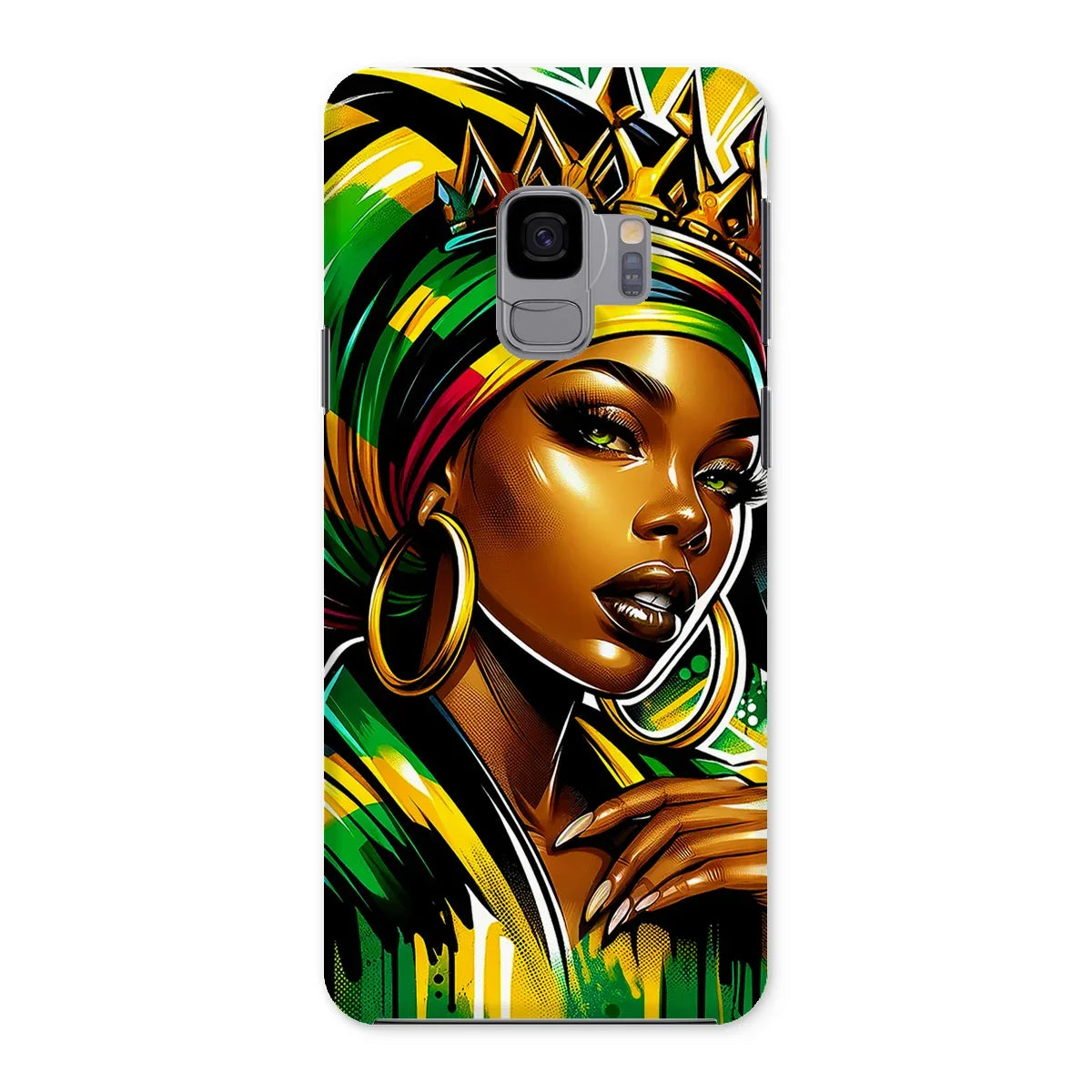 Gift For Her Rasta Queen Street Black Women Gift Snap Phone Case - D'Sare