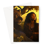 Empress Divine: The Black Feminine & Lion of Judah Legacy Greeting Card