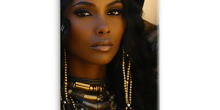 Blue Empress and The Majestic Leopard Snap Phone Case by Prodigi