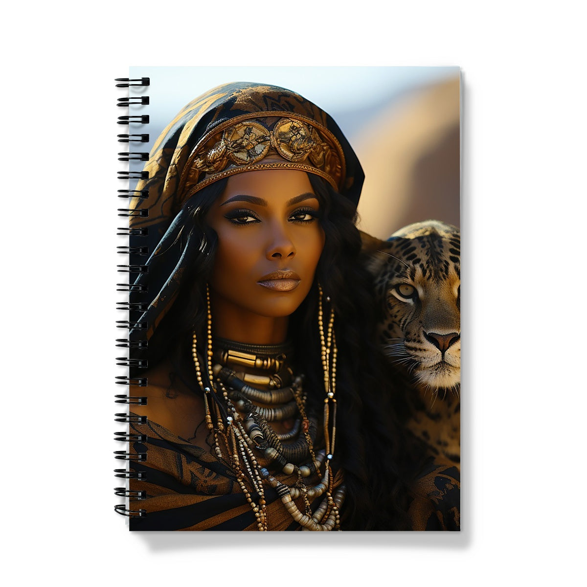 Blue Empress and The Majestic Leopard Notebook