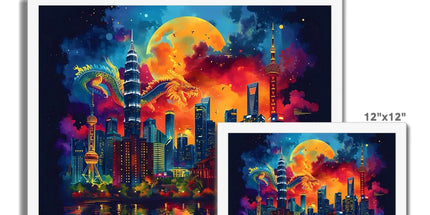 2024 Year Of The Dragon Celebration Budget Framed Poster - D'Sare