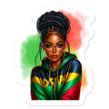Irie Island Girl Sticker by Prodigi