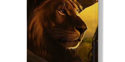 Empress Divine: The Black Feminine & Lion of Judah Legacy Hardback Journal by Prodigi