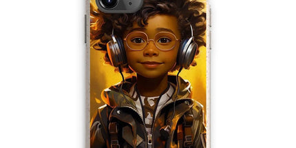 Little Boy Dino Dream: MelanatedMe Adventures by D'Sare Eco Phone Case by Prodigi