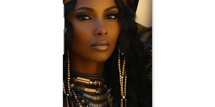 Blue Empress and The Majestic Leopard Snap Phone Case by Prodigi