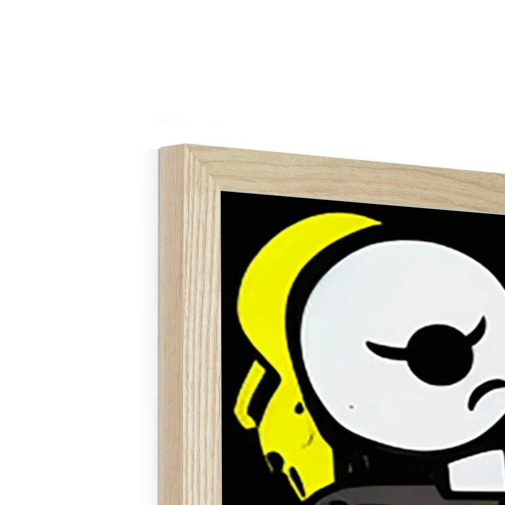 Graffiti Green and Yellow Abstract: A Dive into Vibrant Urban Art Framed Print - D'Sare 