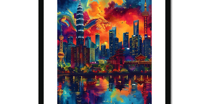 2024 Year Of The Dragon Celebration Framed & Mounted Print by Prodigi