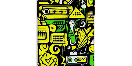 Graffiti Green and Yellow Abstract: A Dive into Vibrant Urban Art Tough Phone Case by Prodigi