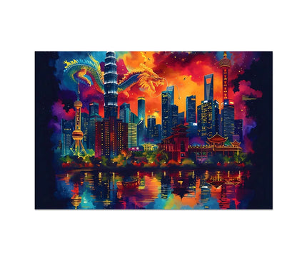 2024 Year Of The Dragon Celebration Fine Art Print - D'Sare