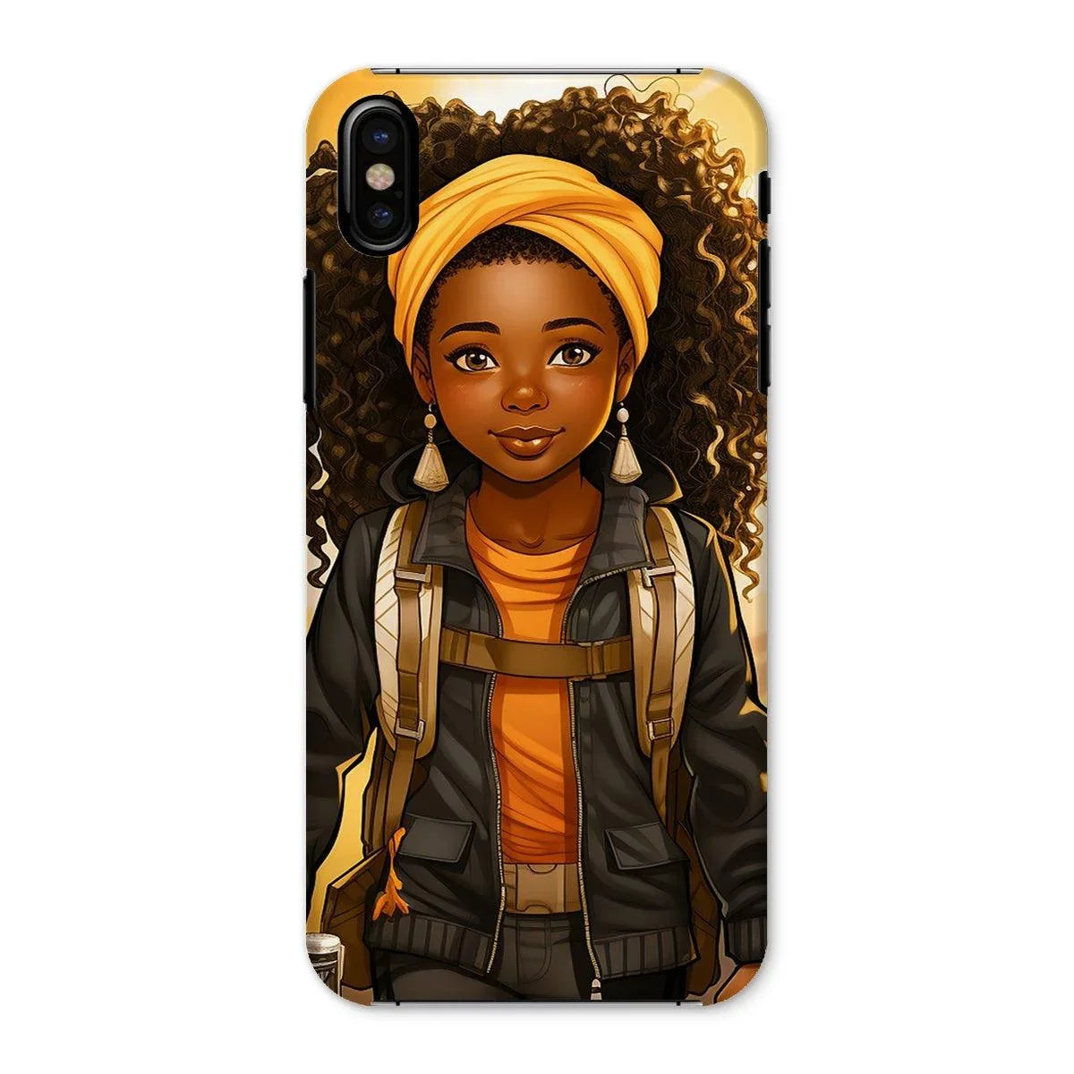 Autum Days Cute Black Girl MelanatedMe Snap Phone Case - D'Sare 
