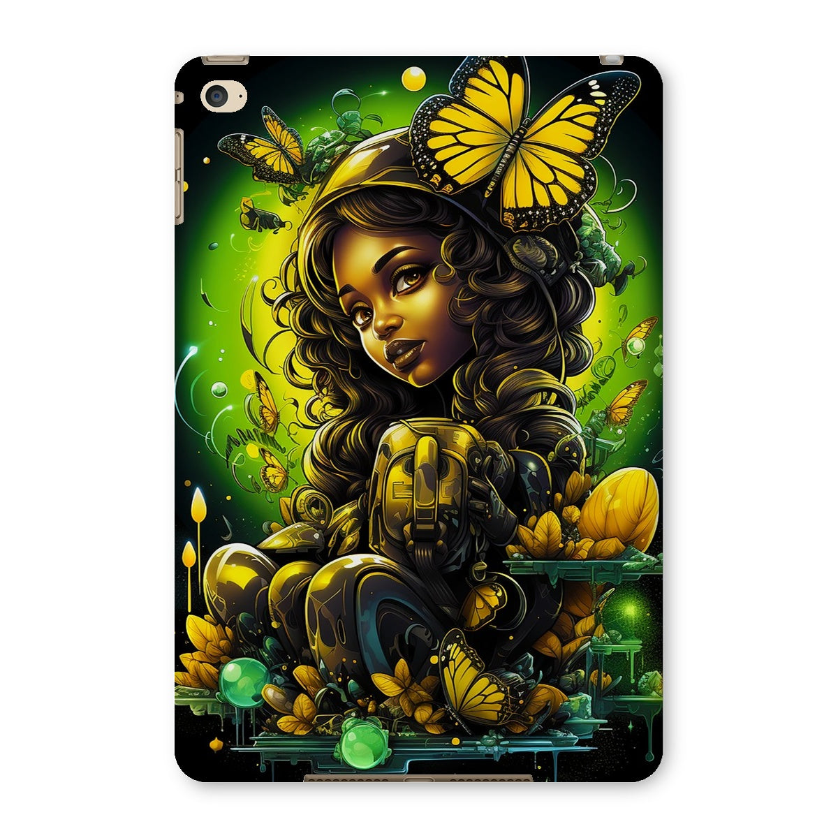 Urban Jungle Metamorphosis Muse Luminous Butterfly Queen Tablet Cases