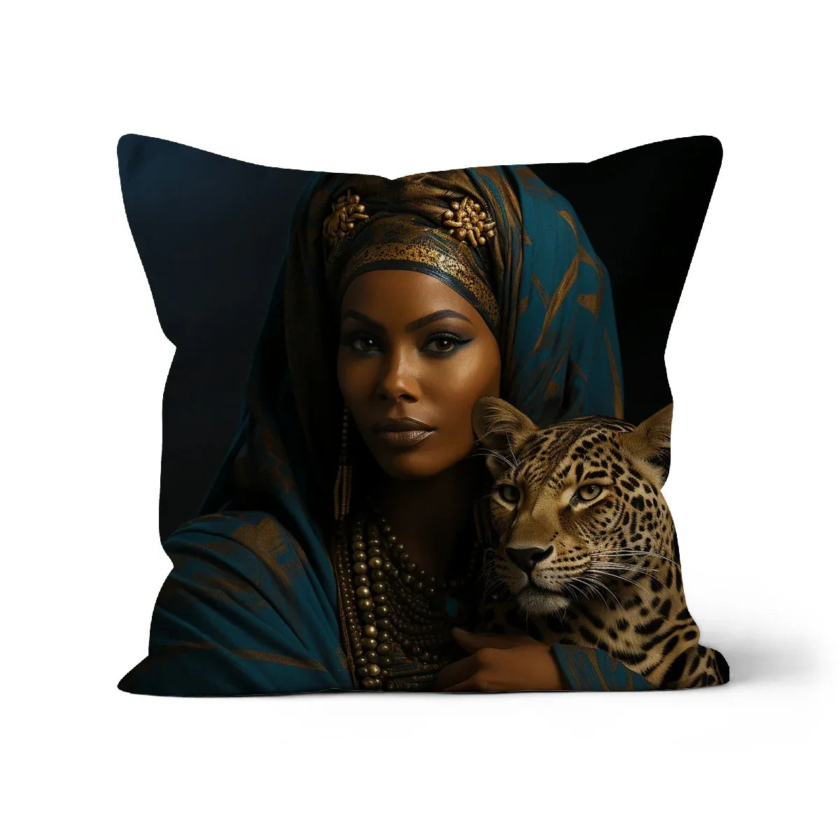 Leopard Luxe Lady Glamorous Empress  Cushion - D'Sare