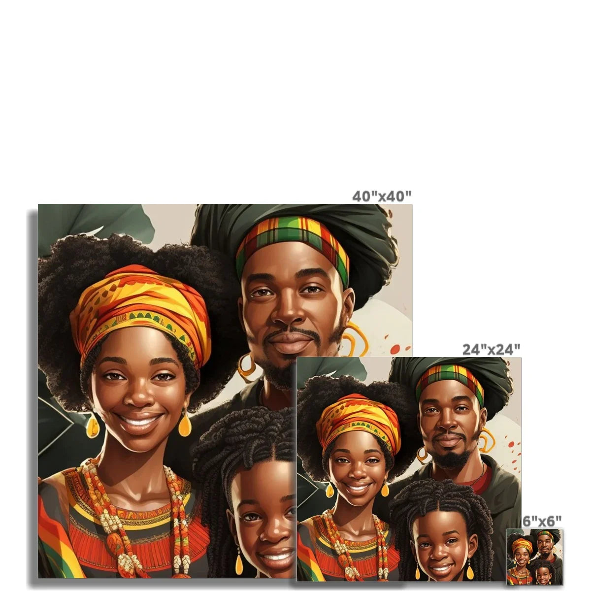 Blessed Kwanzaa Rolled Eco Canvas - D'Sare