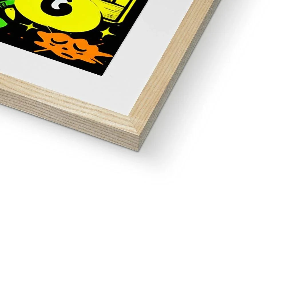 Graffiti Green and Yellow Abstract: A Dive into Vibrant Urban Art Framed & Mounted Print - D'Sare 